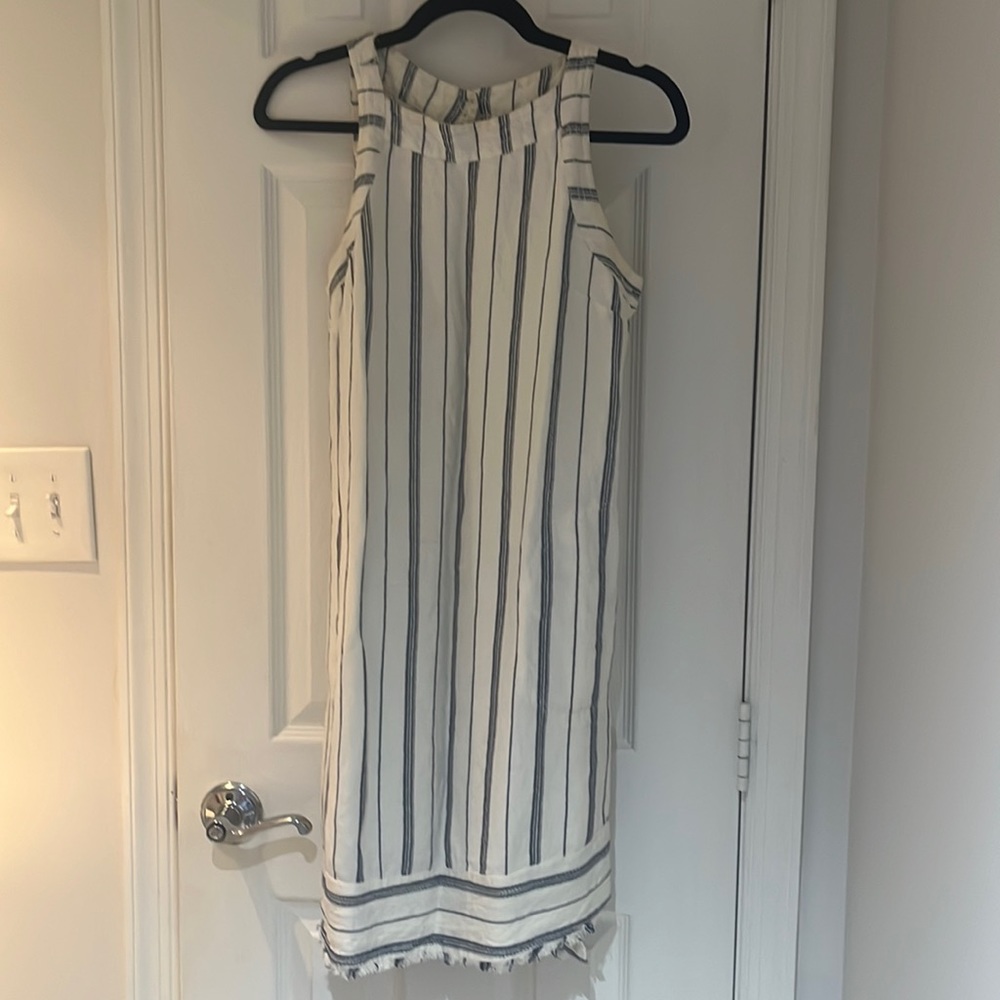 Striped Anthropologie dress